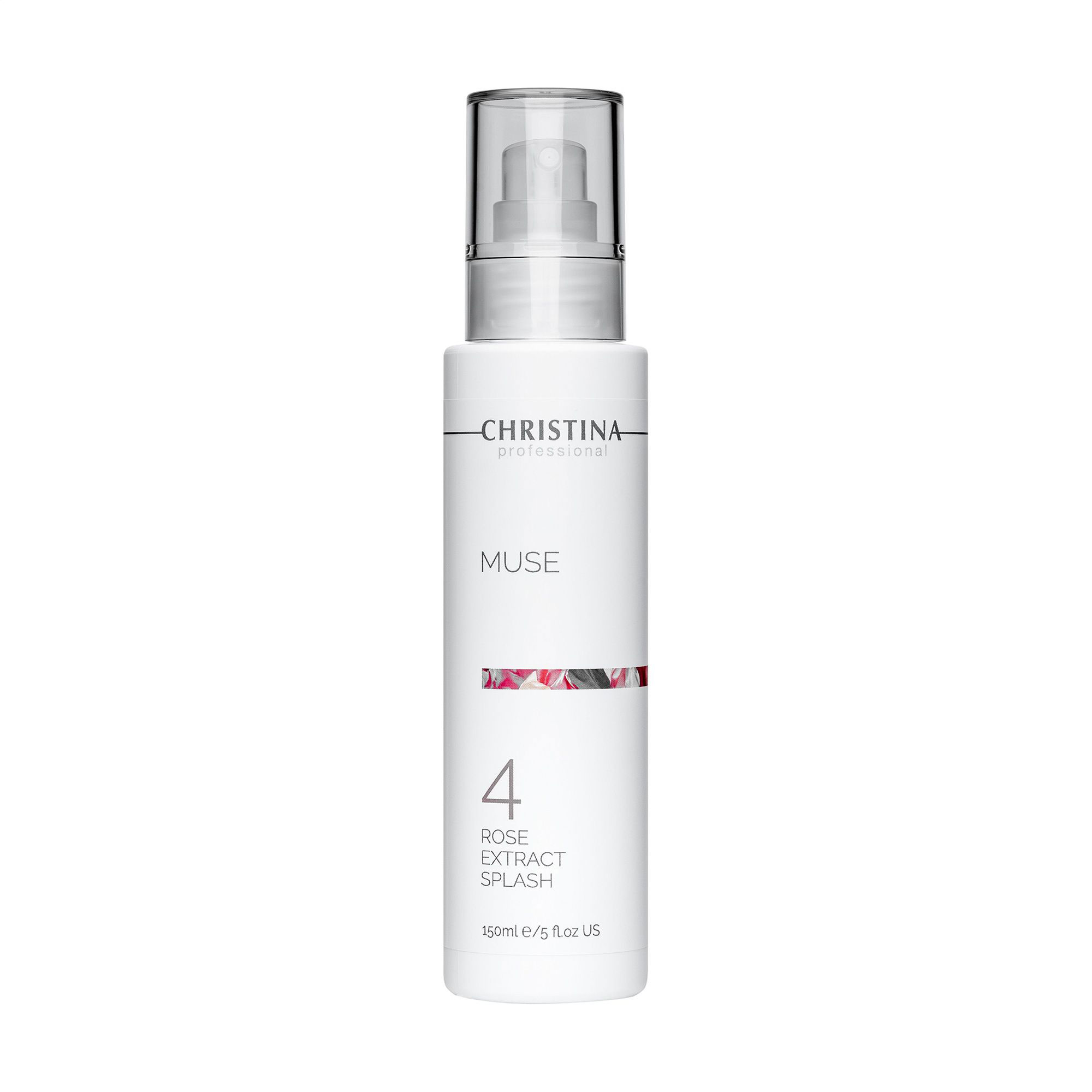 Освіжальний спрей для тіла Christina Muse Rose Extract Splash Step 4 з екстрактом троянди, 150 мл